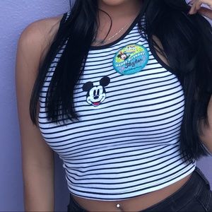 Mickey Mouse stripe tank